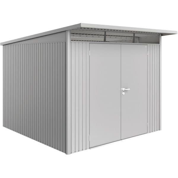 Biohort Metall-Gerätehaus AvantGarde A7 Silber-Metallic BxT: 252 cm x 252 cm