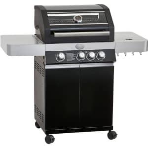 Rösle Gasgrill BBQ-Station Videro G3 50mbar 3 Brenner und Seitenbrenner Schwarz