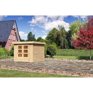 Karibu Holz-Gartenhaus/Gerätehaus Boras 3