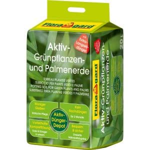 Floragard Aktiv Grünpflanzen- und Palmenerde 1 x 20 l