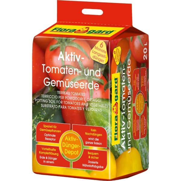 Floragard Aktiv Tomaten- und Gemüseerde 1 x 20 l