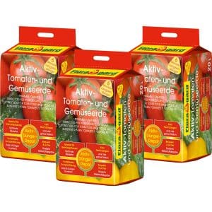 Floragard Aktiv Tomaten- und Gemüseerde 3 x 20 l