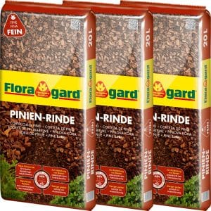 Floragard Pinienrinde Fein 2 bis 8 mm 3 x 20 l