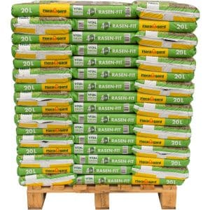 Floragard 4-in-1 Rasen-Fit Rasenerde 960 l (48 x 20 l) 1 Palette