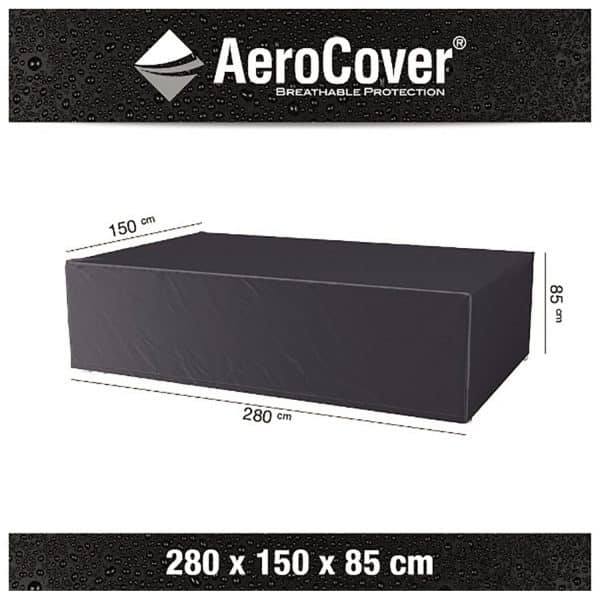 Aerocover Atmungsaktive Schutzhülle für Sitzgruppen 280x150x85 cm