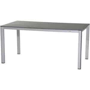 MWH Elements Tisch 160 cm x 90 cm x 74 cm Silber Grau