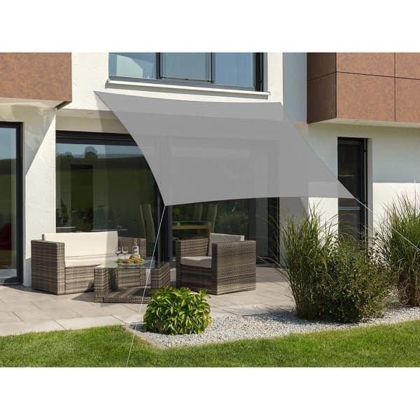 Schneider Sonnensegel Teneriffa Silbergrau 360 x 360 cm