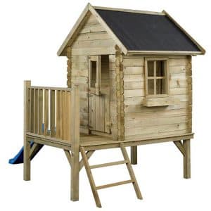 SwingKing Spielhaus Camilla mit Rutsche Blau 177 cm x 184 cm x 210 cm