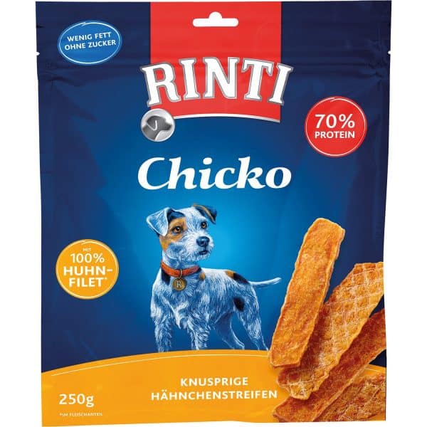 Rinti Hunde-Natursnacks Chicko Hähnchenstreifen 250 g
