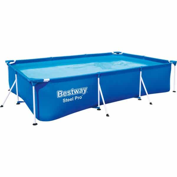 Bestway Stahlrahmenpool Steel Pro 300 cm x 201 cm x 66 cm Eckig