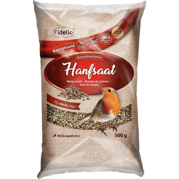 Fidelio Hanfsaat 500 g