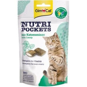 GimCat Katzen-Snack Nutri Pockets mit Katzenminze 60 g