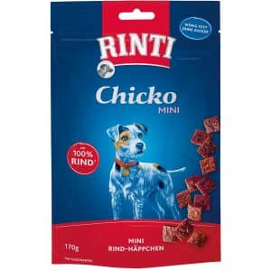 Rinti Hunde-Natursnacks Chicko Mini Rind-Häppchen 170 g