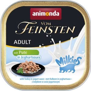 Vom Feinsten Katzen-Nassfutter Adult Pute in Joghurtsauce 100 g