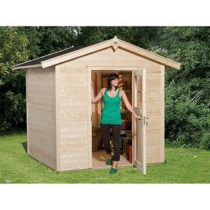 OBI Outdoor Living Holz-Gartenhaus/Gerätehaus Monza A Natur 205 cm x 154 cm