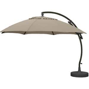 Sun Garden Ampelschirm Easy Sun KD Ø 375 cm Anthrazit Taupe