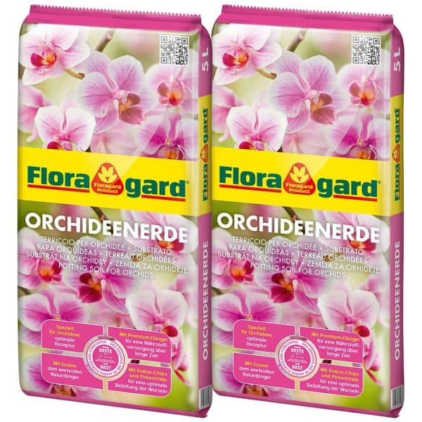 Floragard Orchideenerde 10 l (2 x 5 l)