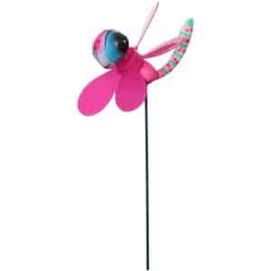 Deko-Gartenstecker Libelle mit Windrad 47 cm