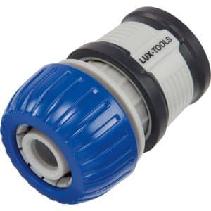 LUX Schlauchverbinder Comfort mit Wasserstopp 19 mm (3/4)