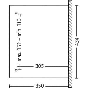 Skan Holz Terrassenüberdachung Ravenna 434 cm x 350 cm