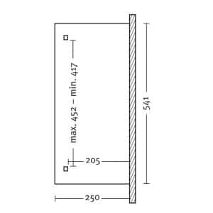 Skan Holz Terrassenüberdachung Ravenna 541 cm x 250 cm