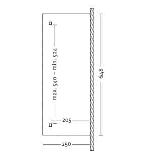 Skan Holz Terrassenüberdachung Ravenna 648 cm x 250 cm