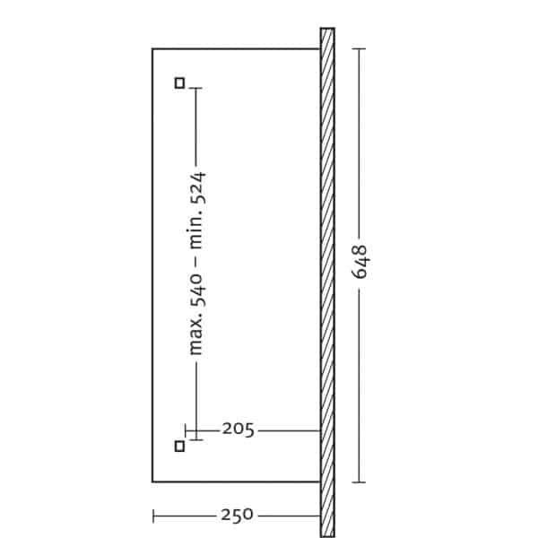 Skan Holz Terrassenüberdachung Ravenna 648 cm x 250 cm