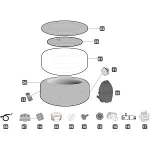 Bestway Ersatzteil Pumpen-Dichtung für Lay-Z-Spa Whirlpools