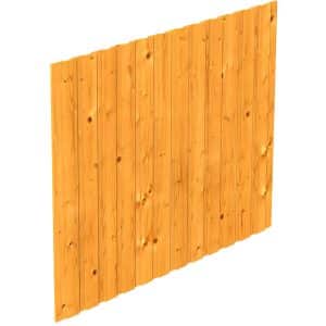 Skan Holz Seitenwand Deckelschalung 230 x 180 cm Fichte Eiche hell