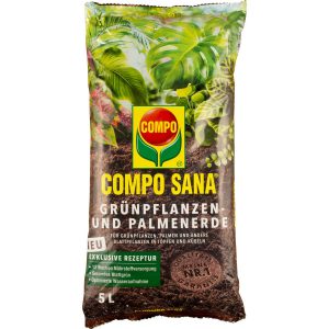 Compo Sana Grünpflanzen- und Palmenerde 1 x 5 l