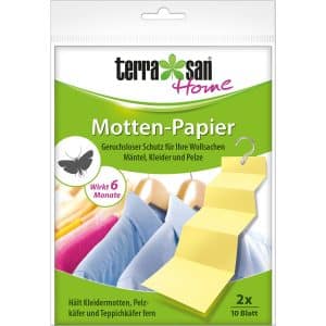 Terrasan Home Motten-Papier 2 x 10 Blatt
