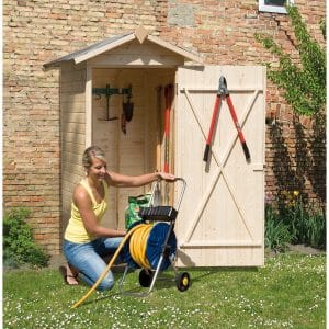 Weka Balkon und Terrassenschrank mit Satteldach Gr. 1