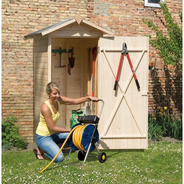 Weka Balkon und Terrassenschrank mit Satteldach Gr. 1