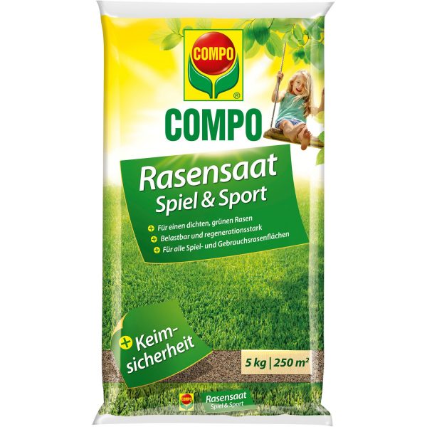 Compo Spiel- und Sport-Rasensamen 5 kg