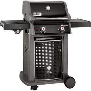 Weber Gasgrill Spirit E-220 Classic mit 2 Brennern und Seitenbrenner Schwarz