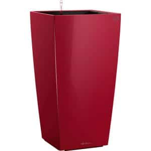 Lechuza Pflanzgefäß Cubico Premium 40 cm x 40 cm Scarlet Rot hochglanz