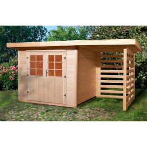 OBI Outdoor Living Holz-Gartenhaus/Gerätehaus La Spezia B 385 cm x 239 cm