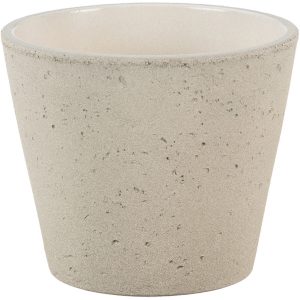 Scheurich Übertopf Roca 701 Ø 21 cm Taupe Stone