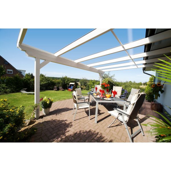 Aufpreis für Glas-Eindeckung Terrassenüberdachung VSG10mm für Größe 648 x 400 cm