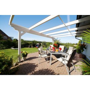 Aufpreis für Glas-Eindeckung Terrassenüberdachung VSG10mm für Größe 434 x 400 cm