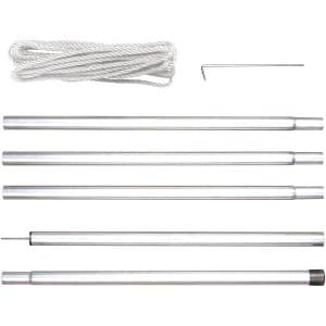 Perel Stangen-Set für Sonnensegel 250 cm