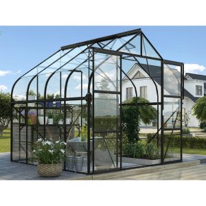 Vitavia Gewächshaus Diana 6700 ESG 3 mm Schwarz