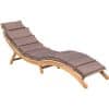 Gartenliege Capri Natur inkl. Auflage