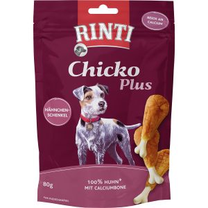 Rinti Hunde-Natursnacks Chicko Plus Hähnchenschenkel 80 g