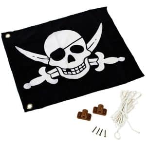 Flagge mit Hebezug-System Pirat