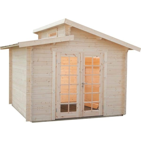 Wolff Finnhaus Holz-Gartenhaus/Gerätehaus Bornholm 40-A Typ 3 270 cm x 220 cm