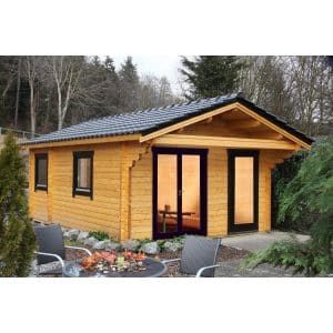 Wolff Finnhaus Ferienhaus Göteborg 70-D Modern B x T: 414 cm x 571 cm