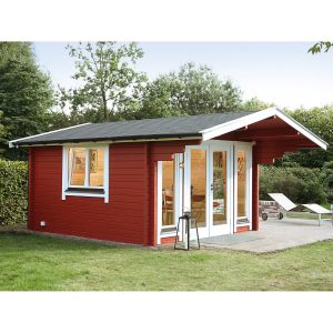 Wolff Finnhaus Holz-Gartenhaus/Gerätehaus Hammerfest 70-A XL B x T: 360 cm x 300 cm