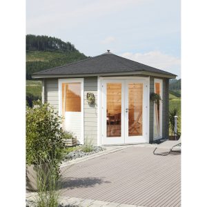 Wolff Finnhaus Holz-Gartenhaus/Gerätehaus Katrin 44-A B x T: 300 cm x 300 cm
