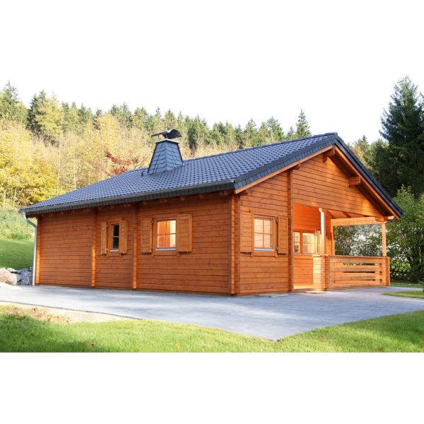 Wolff Finnhaus Ferienhaus Vogelsberg 70 B x T: 820 cm x 910 cm